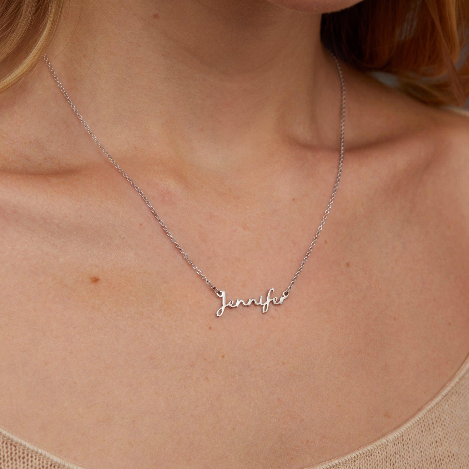 Unique Custom Cursive Name Necklace