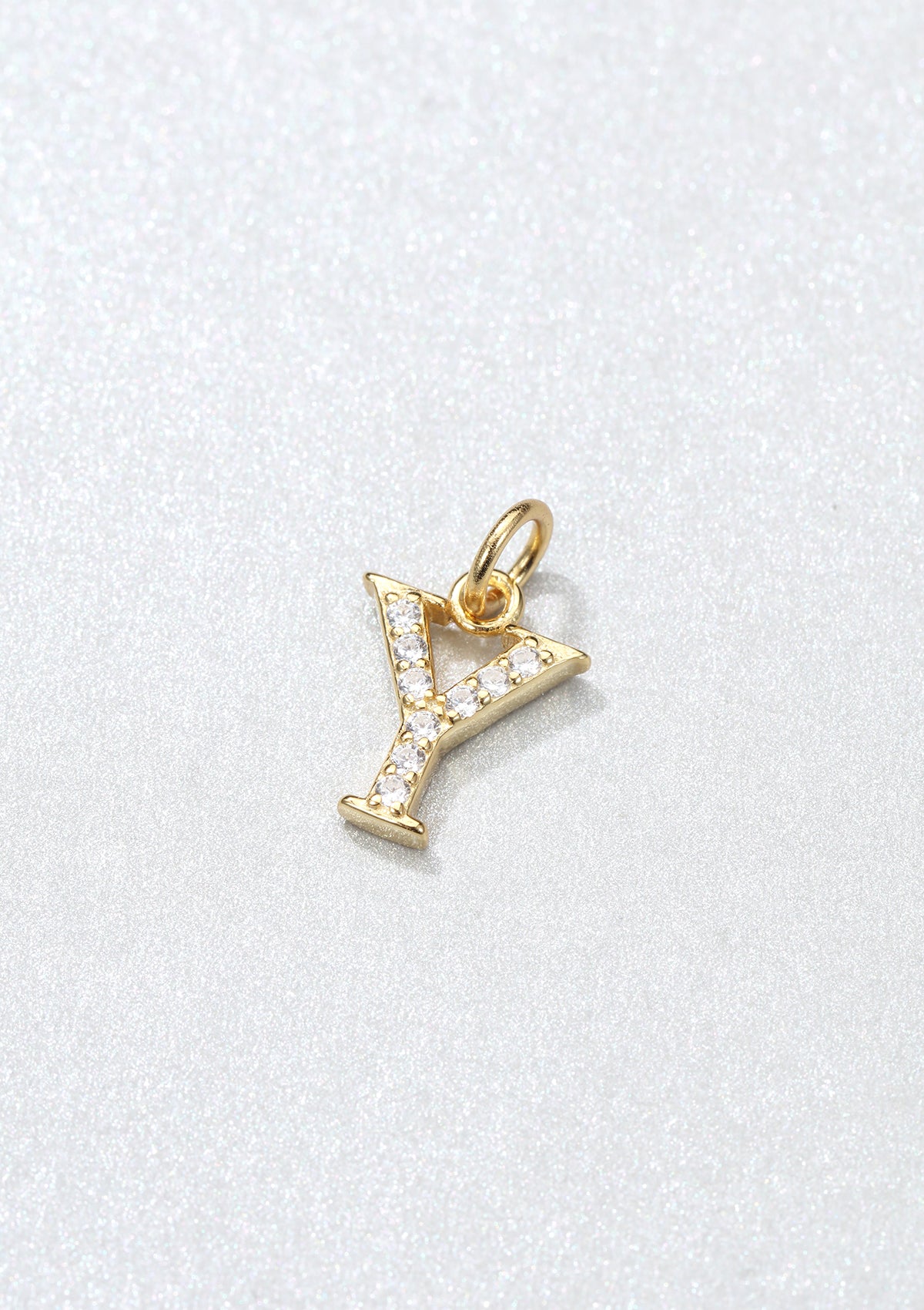 Letter Pendant Sterling Silver Gold