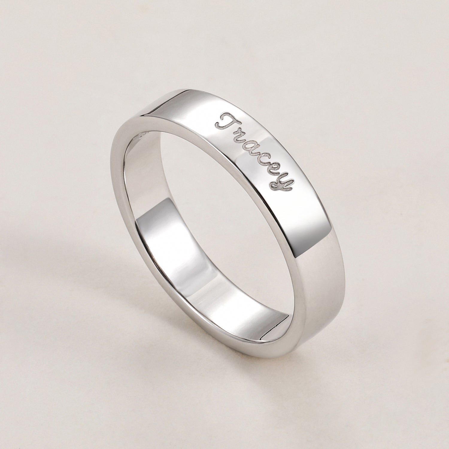 Personalized Engraved Name Ring | 4mm