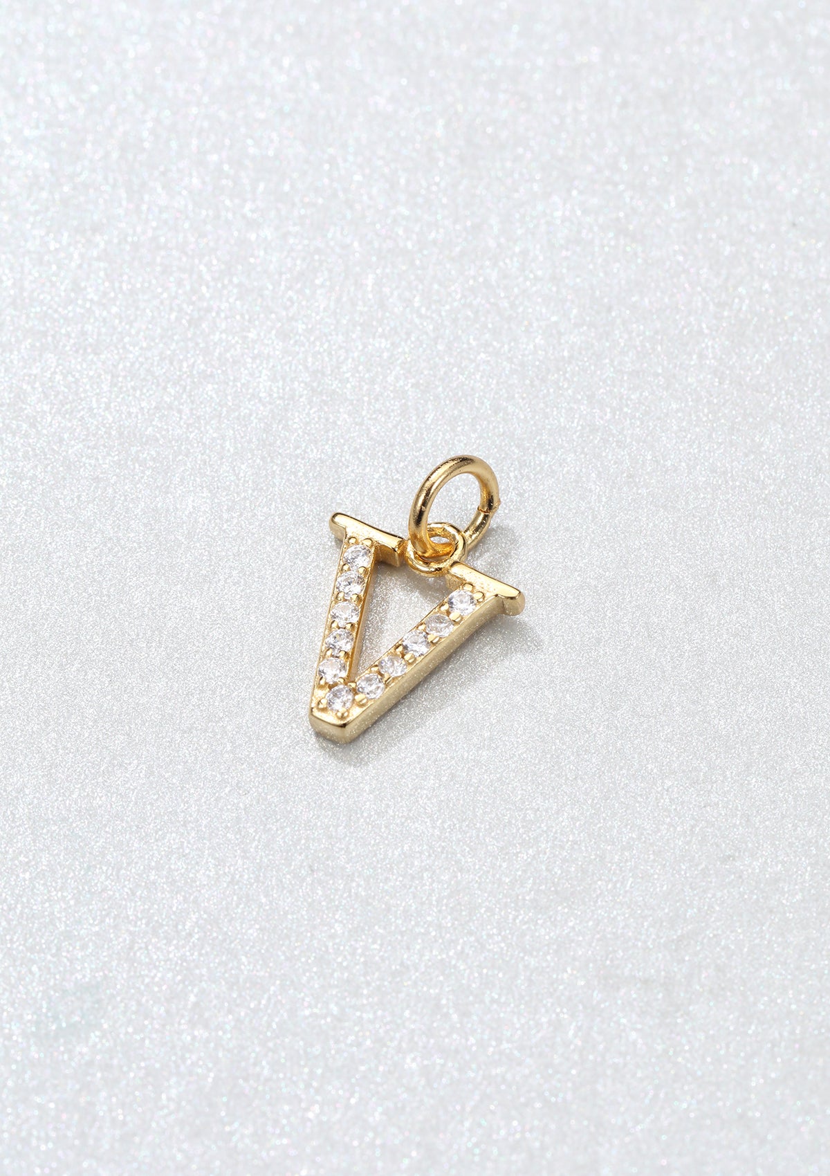 Letter Pendant Sterling Silver Gold