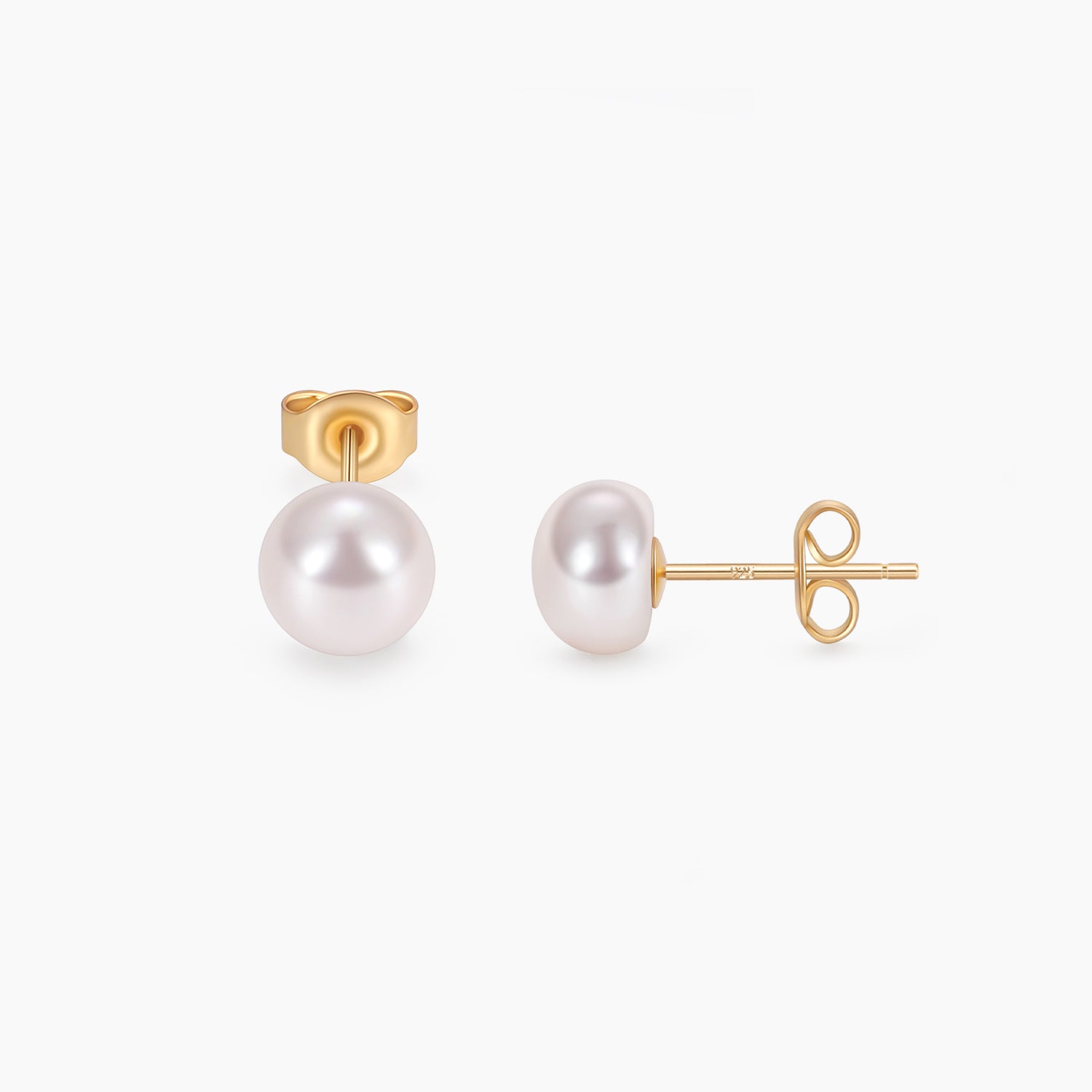 Classic Pearl Stud Earrings