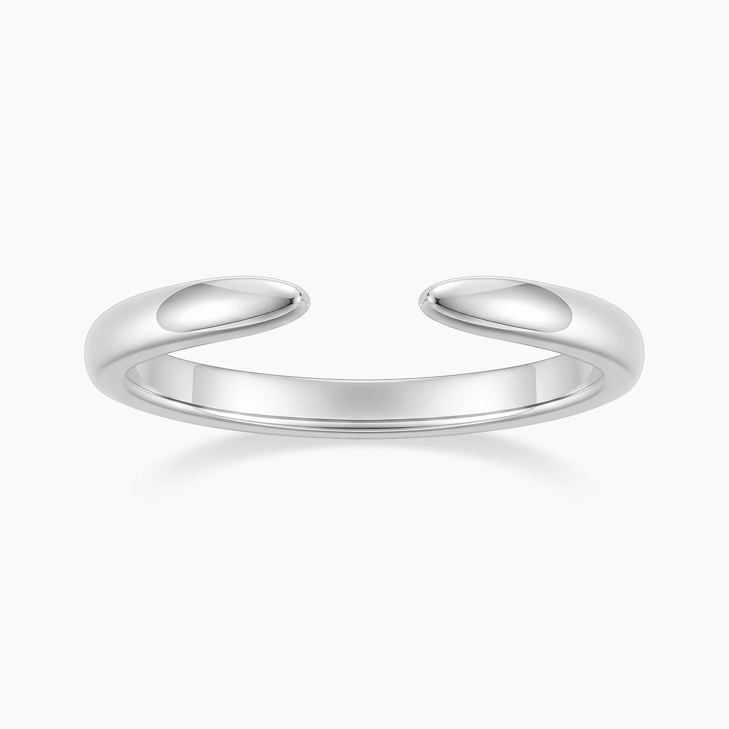 Modern Open Band Stacking Ring