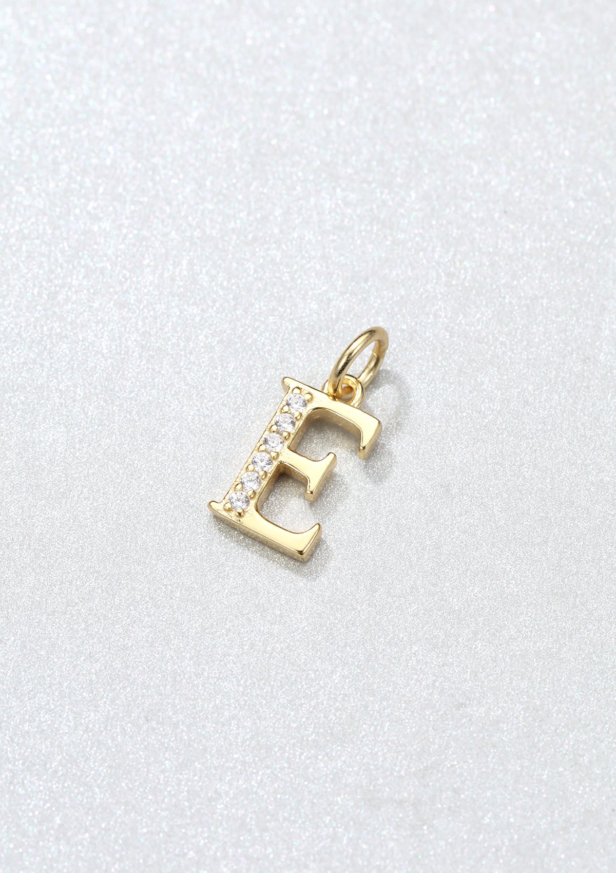 Letter Pendant Sterling Silver Gold