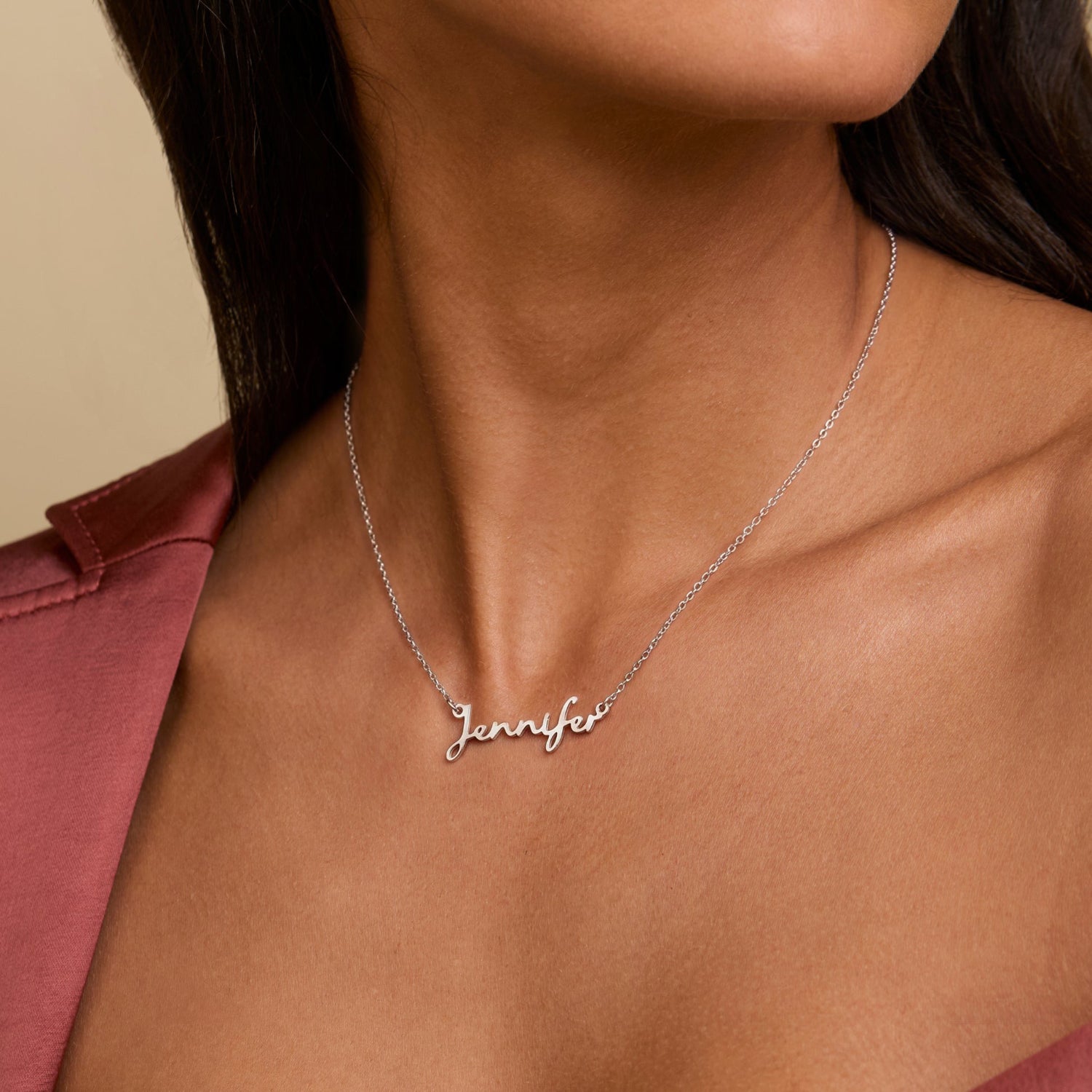 Unique Custom Cursive Name Necklace