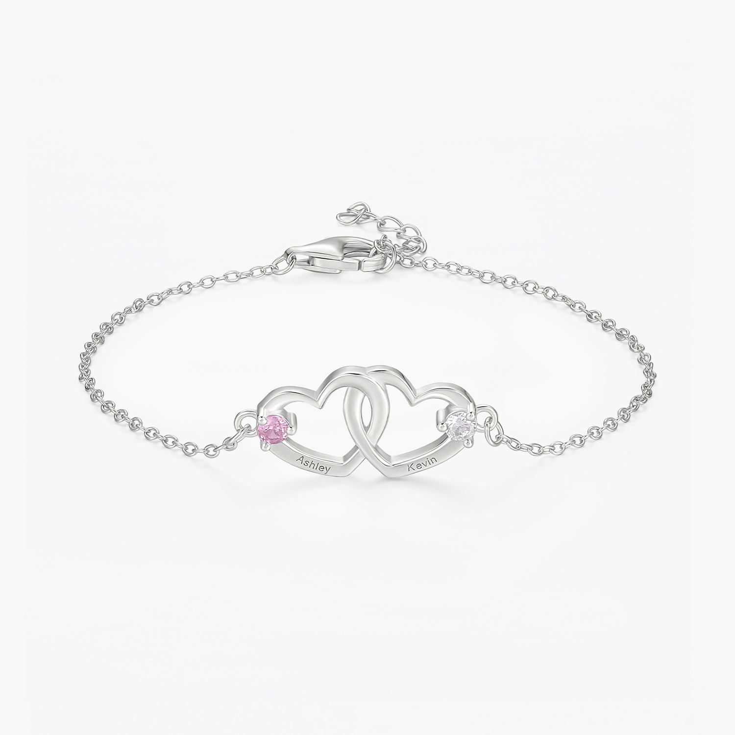Customized Heart Promise Bracelet For Women
