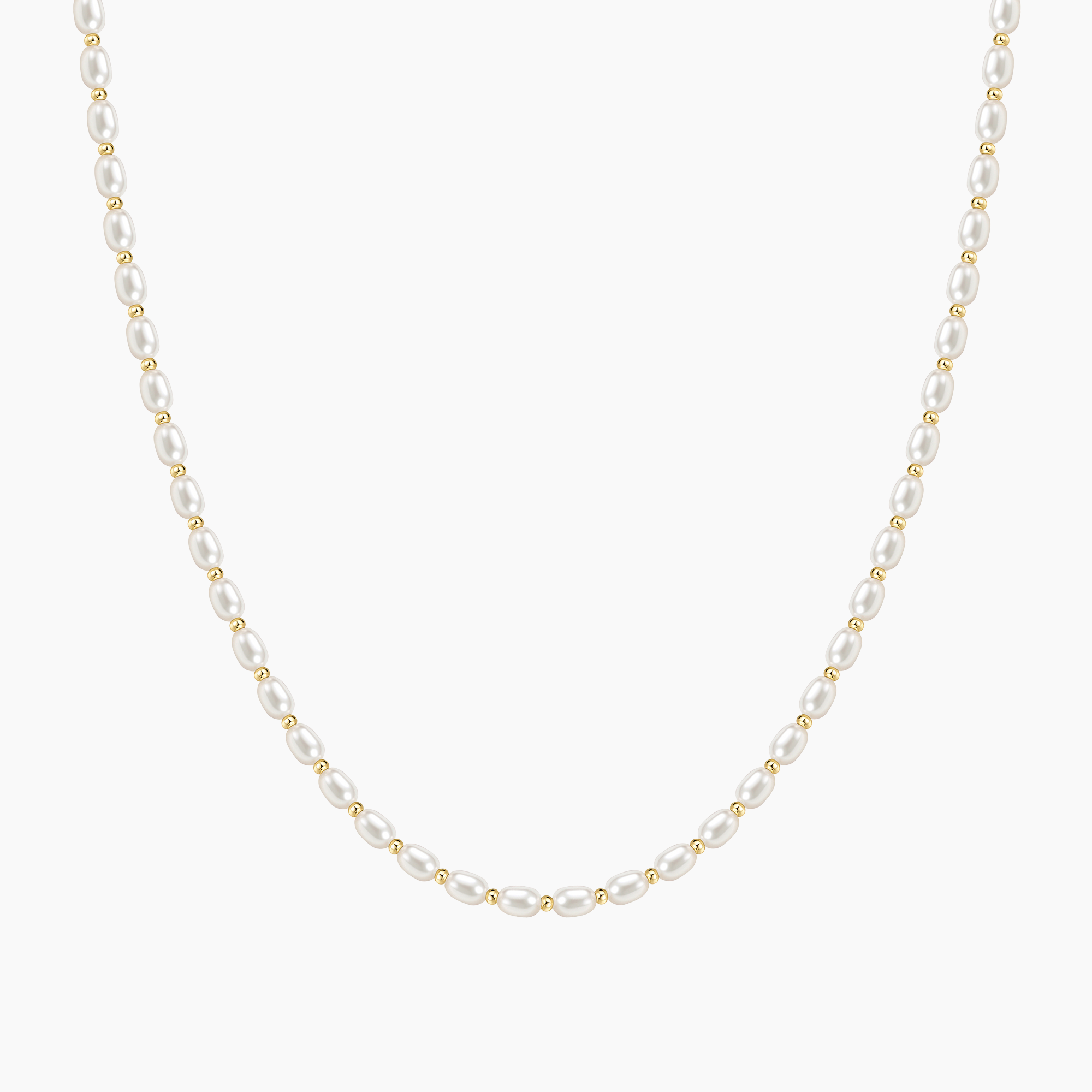 Pearl Beaded Choker Necklace