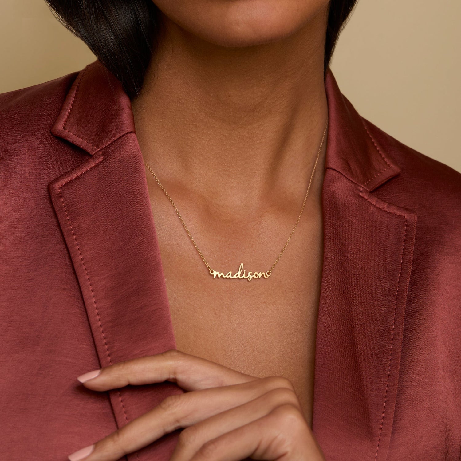 Unique Custom Cursive Name Necklace