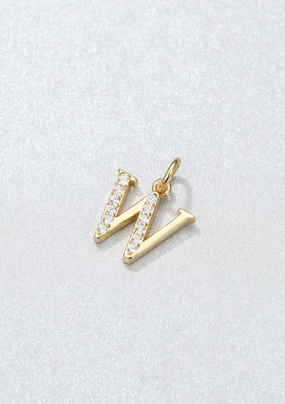 Letter Pendant Sterling Silver Gold